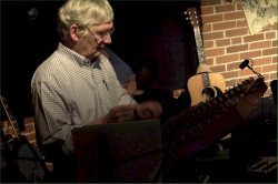 Rob Angus with hammered Dulcimer